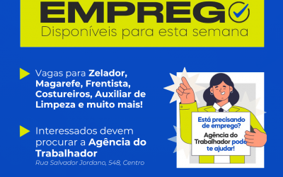 Agência do Trabalhador de Sarandi inicia semana com 305 vagas de emprego disponíveis