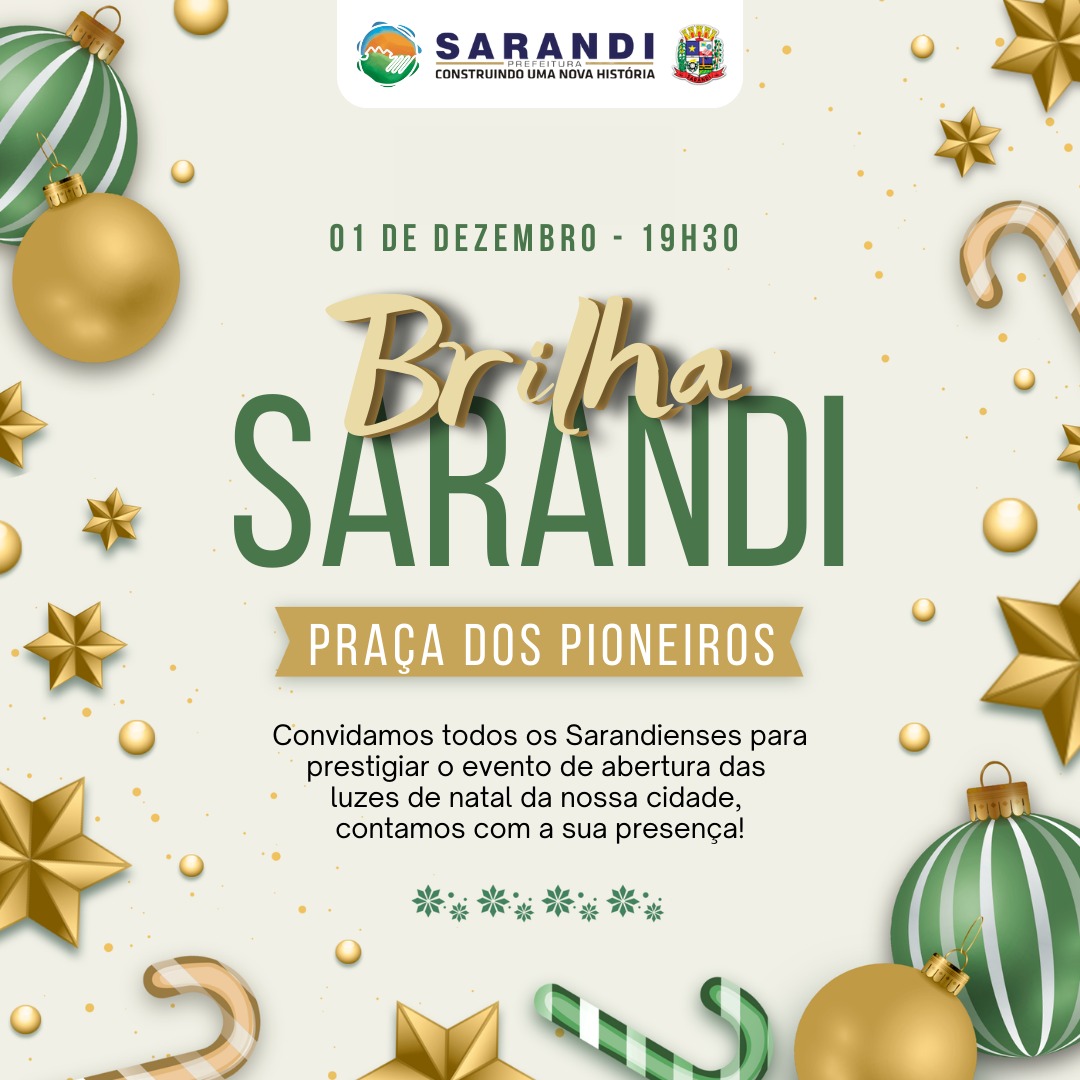 Brilha Sarandi - 01 de dezembro (19h30)