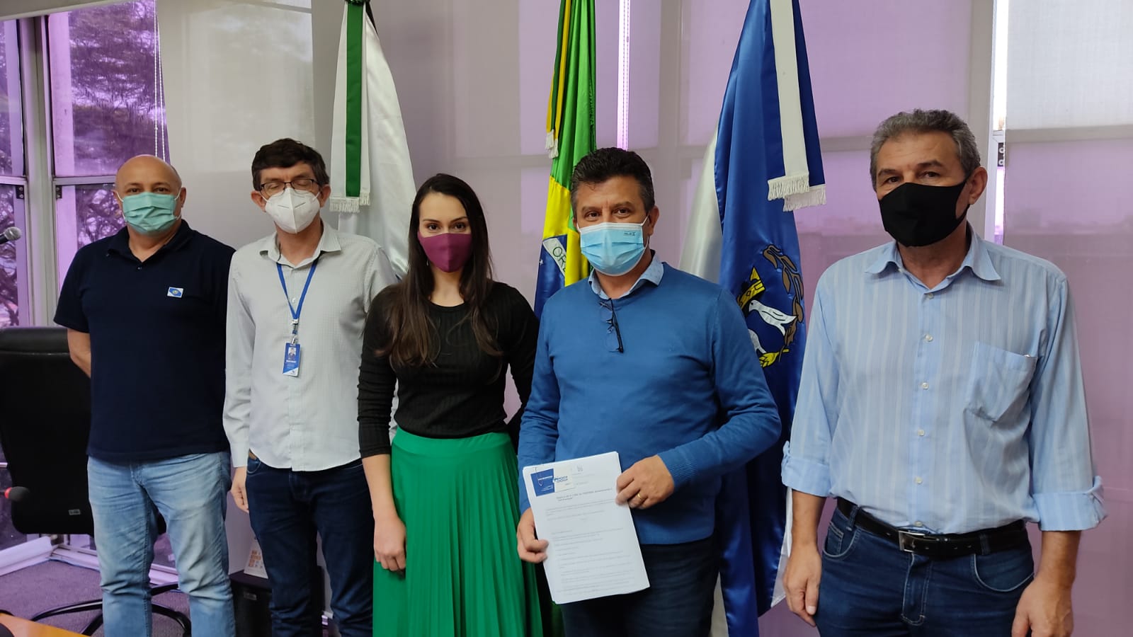Vice Prefeito de Sarandi participa de reunião na Secretaria de Fazenda e Administração da Prefeitura de Ponta Grossa