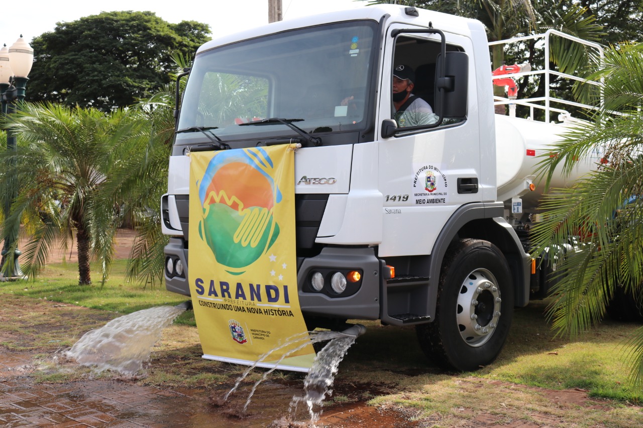 Sarandi recebe caminhão-pipa 
