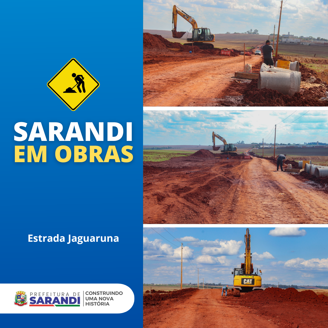Sarandi em Obras - Estrada Jaguaruna