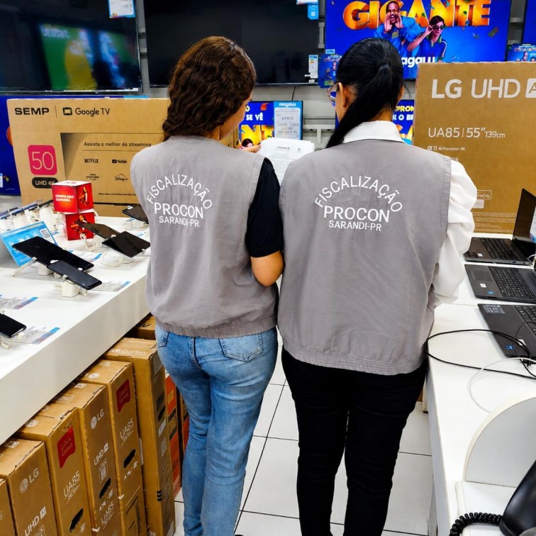 PROCON Sarandi participa de ação estadual para orientar comércio e reforçar direitos do consumidor