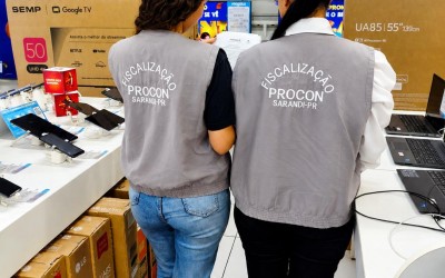 PROCON Sarandi participa de ação estadual para orientar comércio e reforçar direitos do consumidor