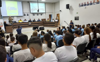 Sarandi abre oficialmente o Maio Amarelo 2026 com ações educativas para promover um trânsito mais seguro