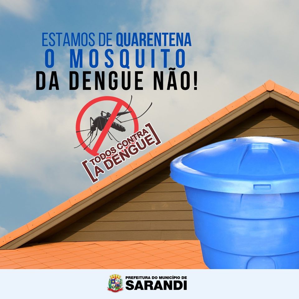 O mosquito da dengue não está de quarentena