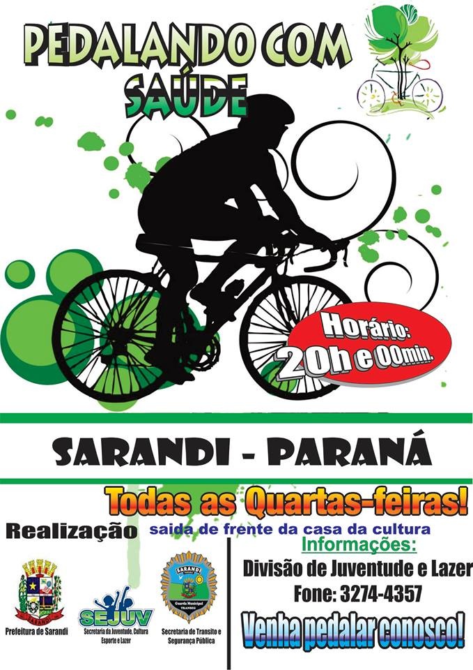   Sejuv promove passeio ciclístico toda a quarta-feira em Sarandi