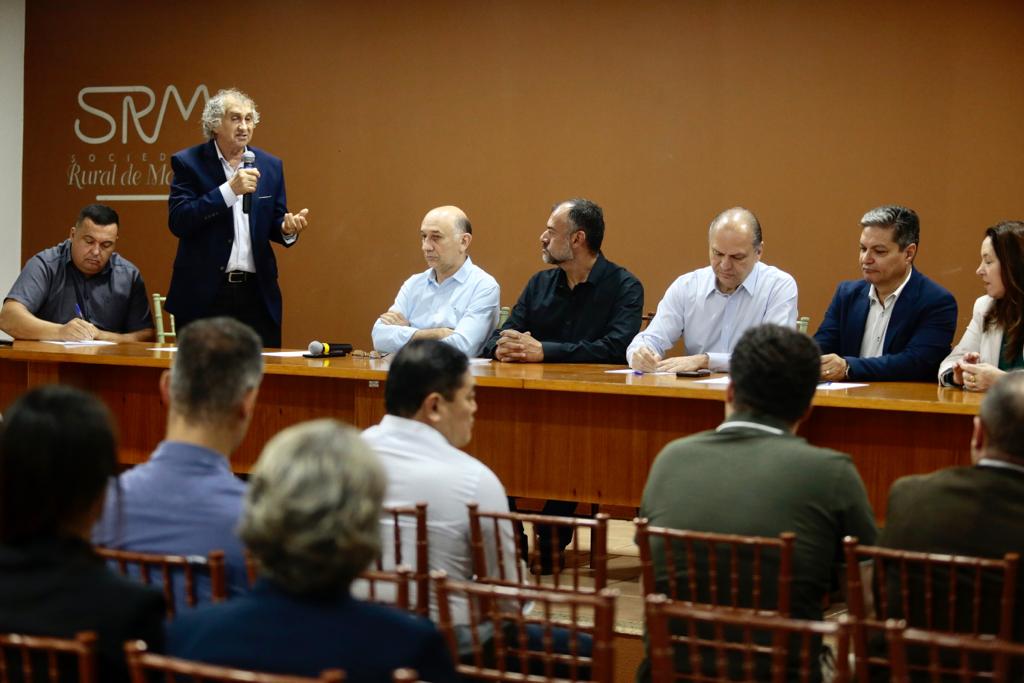 Volpato participa de reunião para avançar no projeto de rebaixamento da linha férrea entre Maringá e Sarandi