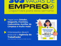 Agência do Trabalhador de Sarandi inicia semana com 305 vagas de emprego disponíveis