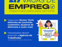 Agência do Trabalhador de Sarandi inicia semana com 217 vagas de emprego e entrevistas com empresas contratando