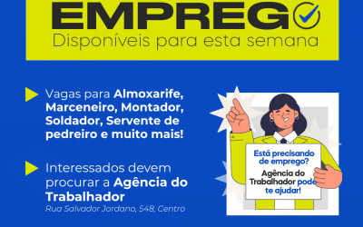 Agência do Trabalhador de Sarandi inicia a semana com 122 vagas de emprego
