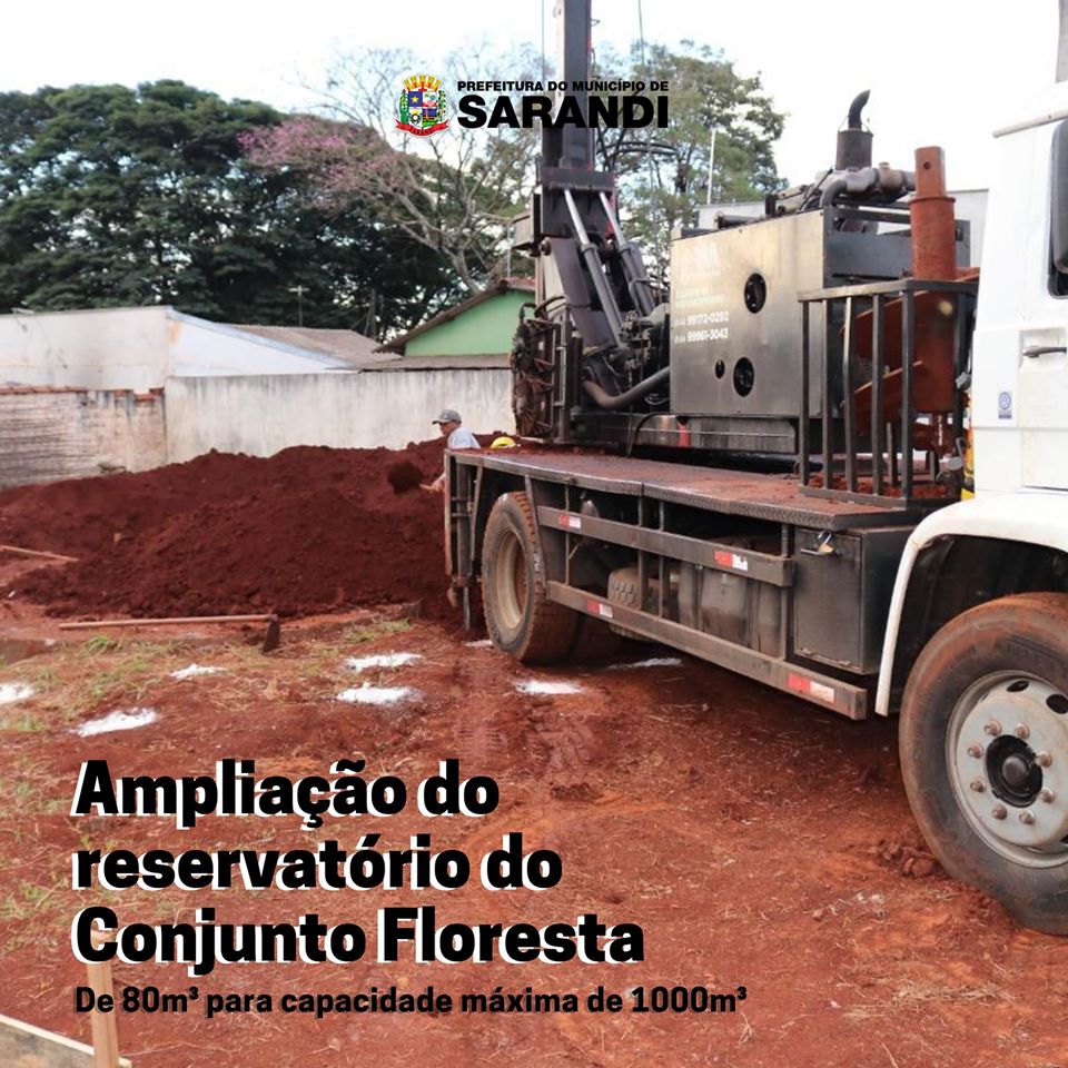 AMPLIAÇÃO DO RESERVATÓRIO DO CONJUNTO FLORESTA
