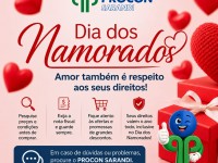 Procon de Sarandi orienta consumidores para compras seguras no Dia dos Namorados
