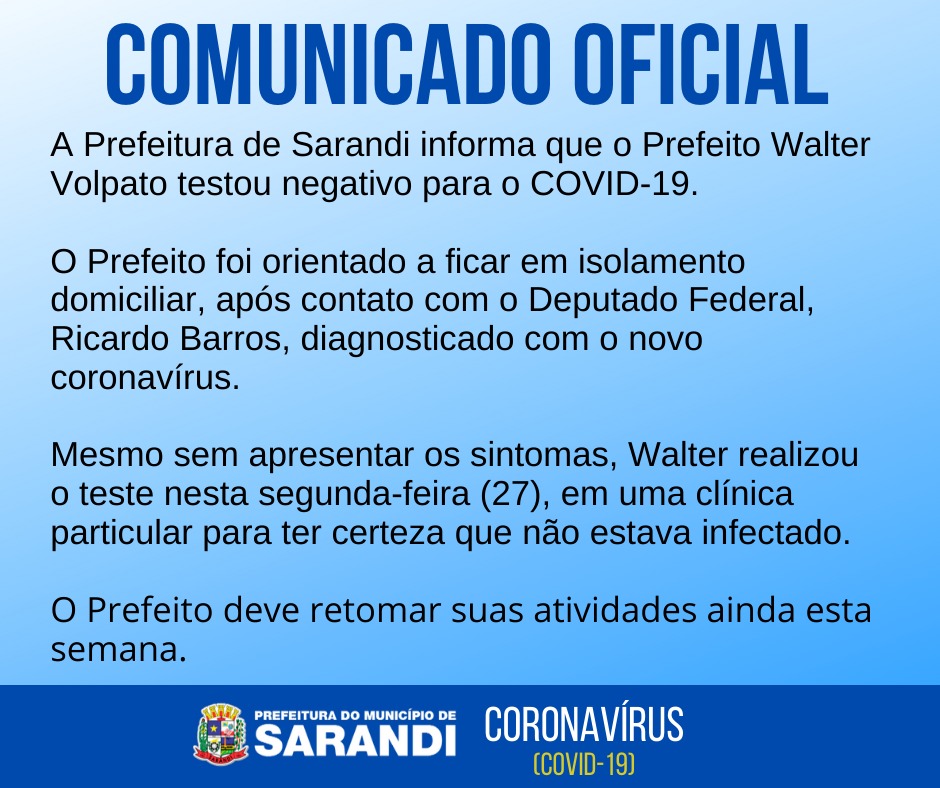 COMUNICADO OFICIAL