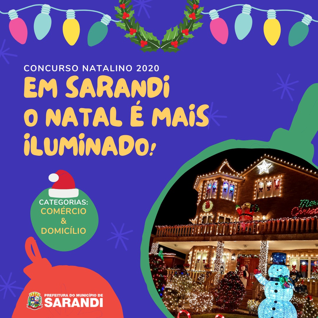 Concurso Em Sarandi o Natal é Mais Iluminado