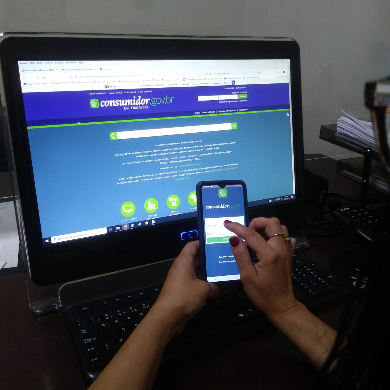 Consumidor.gov.br: Demandas oriundas de Sarandi possuem índice de resolução de 83,91%