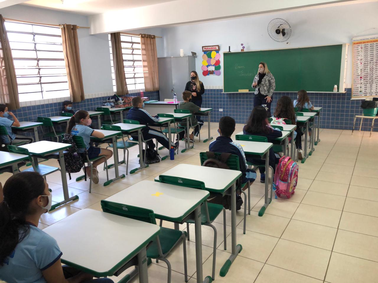 Retorno das aulas presenciais em Sarandi