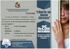   CRAM lança campanha 16 Dias de  Ativismo Pelo Fim da Violência contra as Mulheres