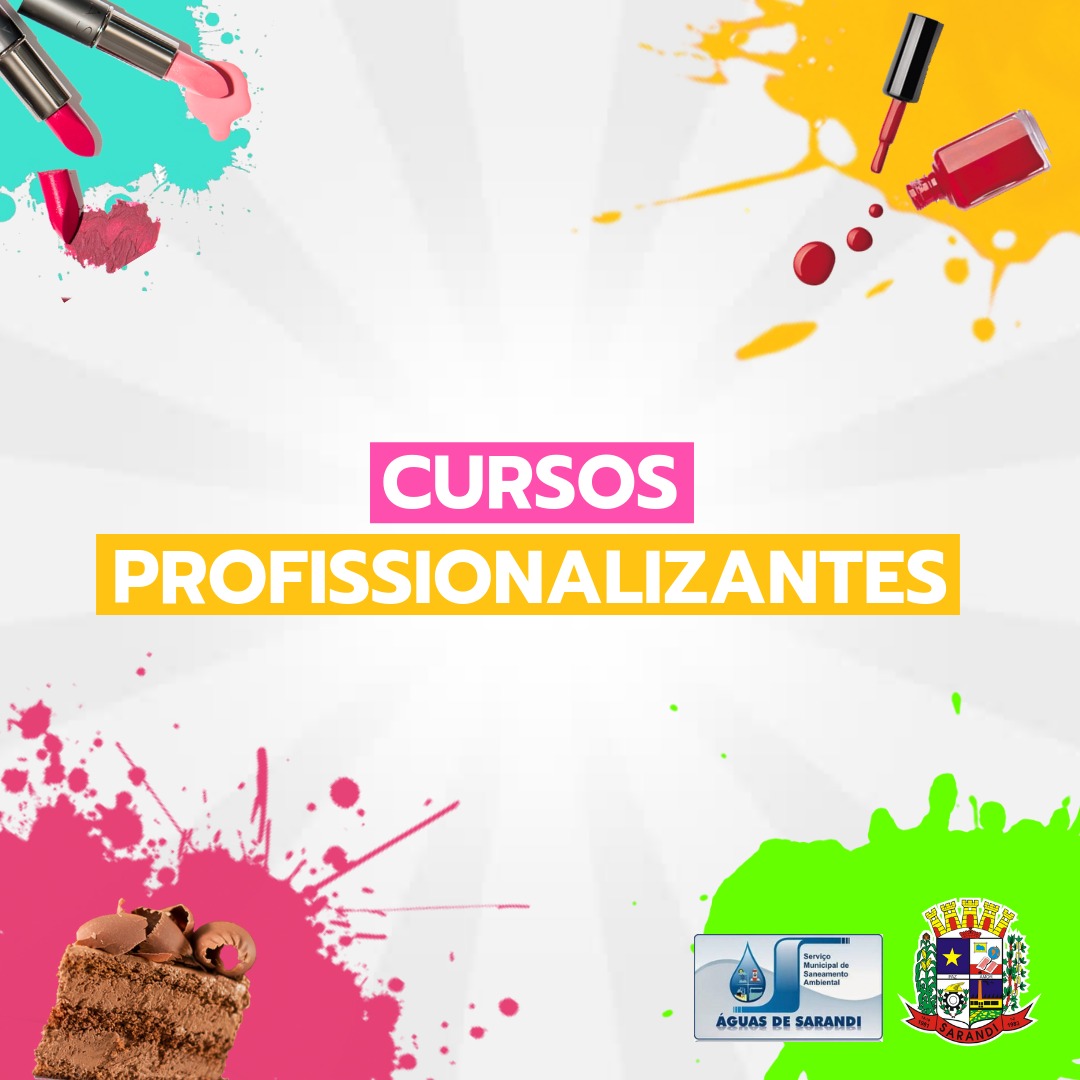 Inscrições para cursos profissionalizantes estão abertas em Sarandi