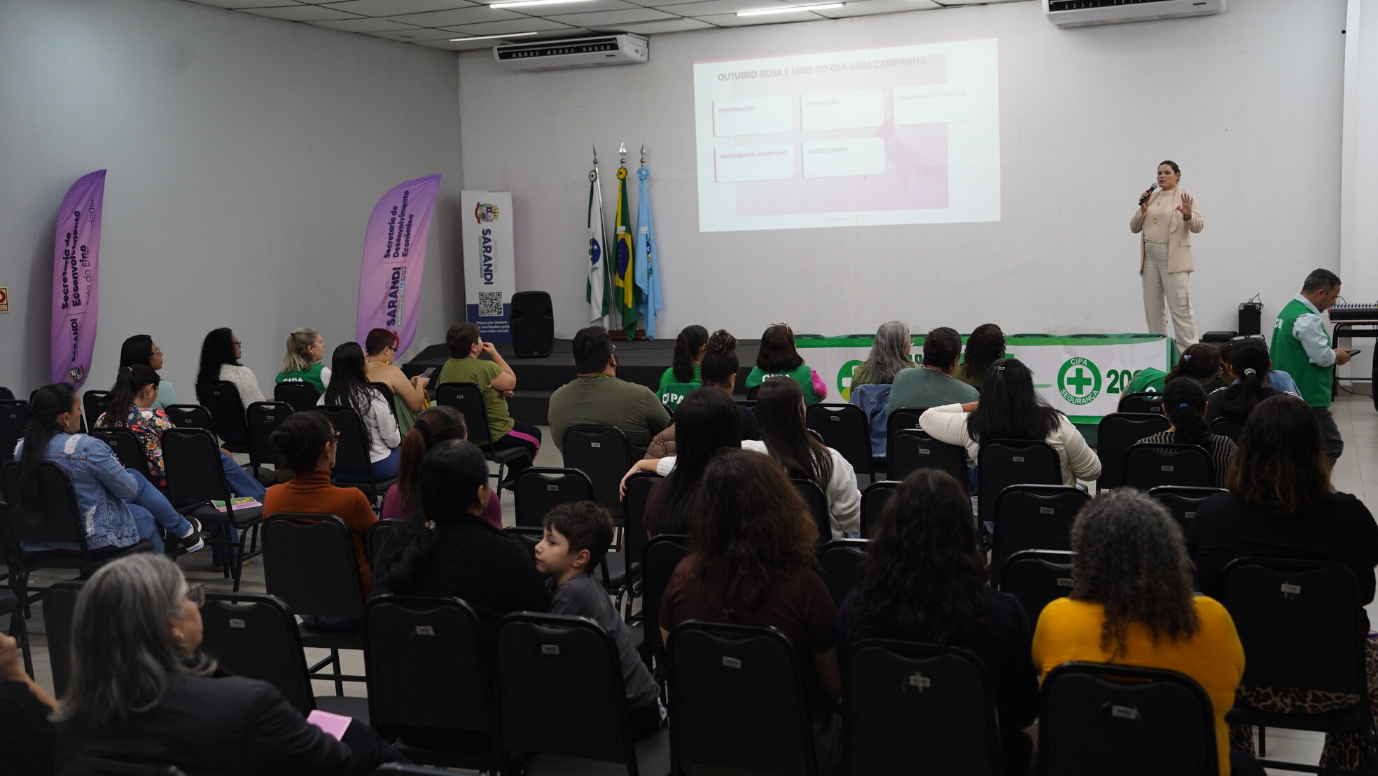 SIPAT 2026 promove conscientização sobre saúde e segurança no trabalho com foco no cuidado com a saúde da mulher