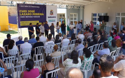 Prefeitura de Sarandi inaugura CMEI José Lázaro Pereira no Jardim Nova Sarandi III