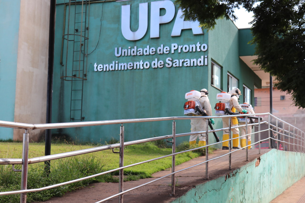 SANITIZAÇÃO UPA E AV. LONDRINA