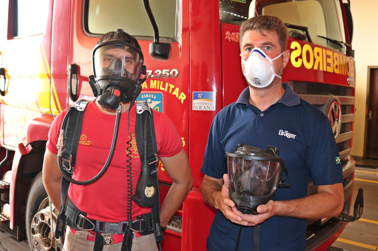 Apresentação de novos EPR's no Corpo de Bombeiros de Sarandi