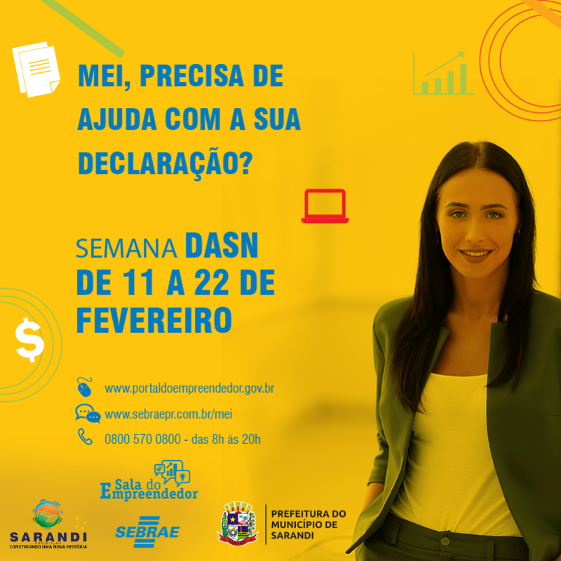 Semana DASN MEI de 11 à 22 de Fevereiro