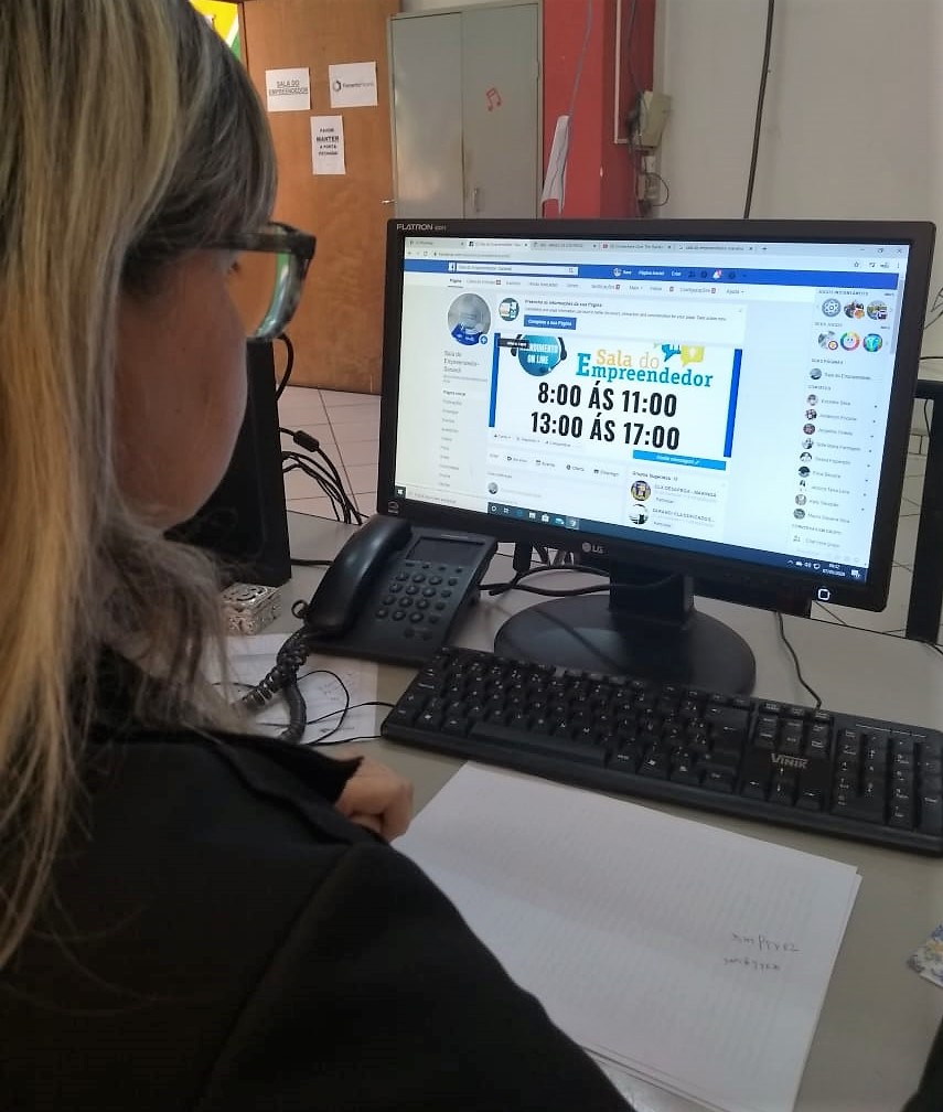 Sala do empreendedor de Sarandi realiza atendimento online durante pandemia
