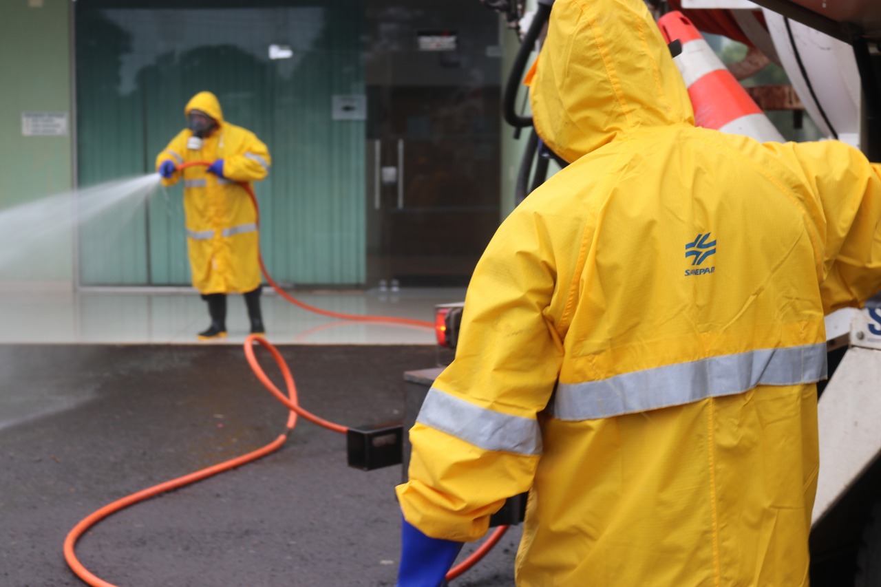 Sanepar doa sanitização para Sarandi