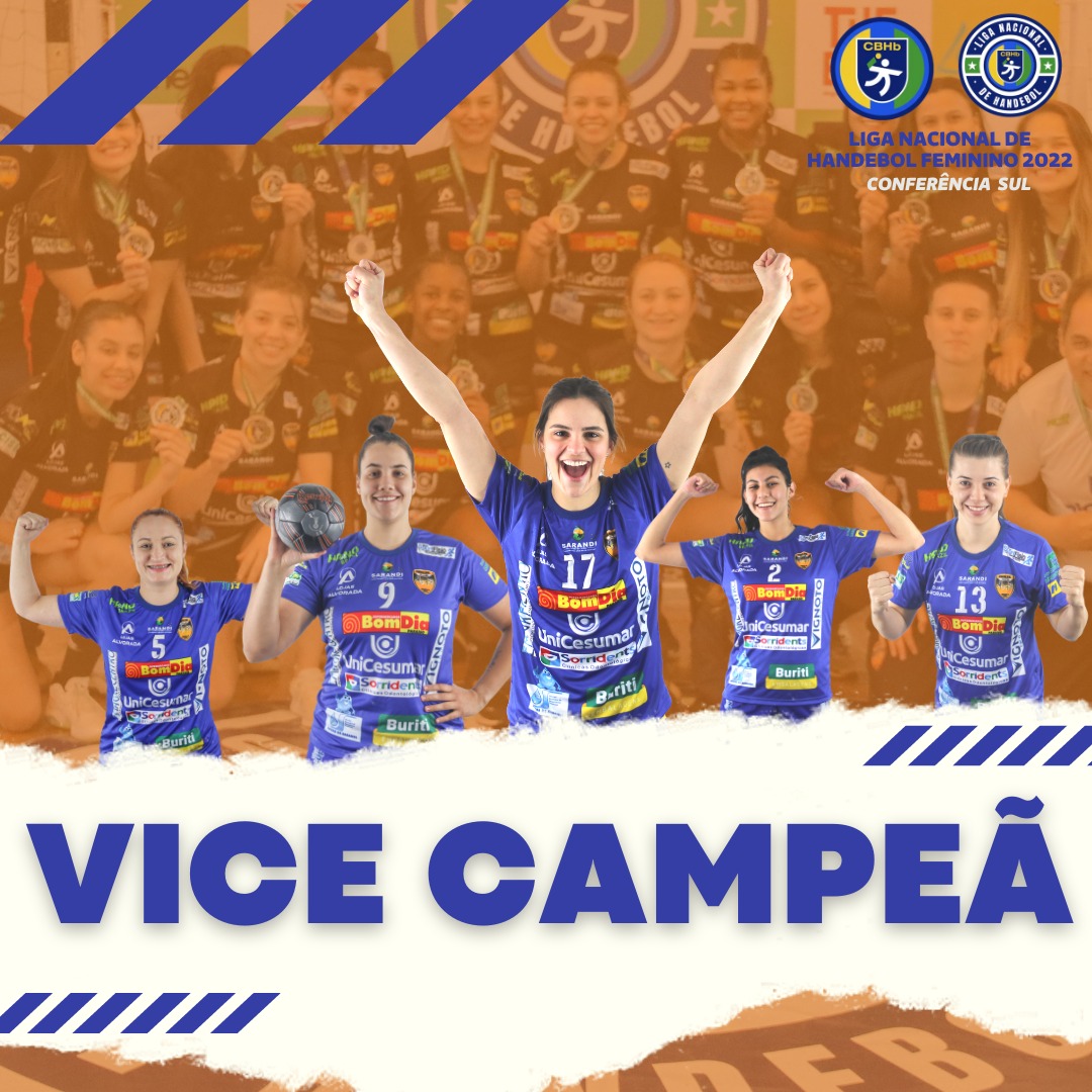 Handebol Feminino de Sarandi garante vice campeonato na Liga Nacional de Handebol - Conferência Sul