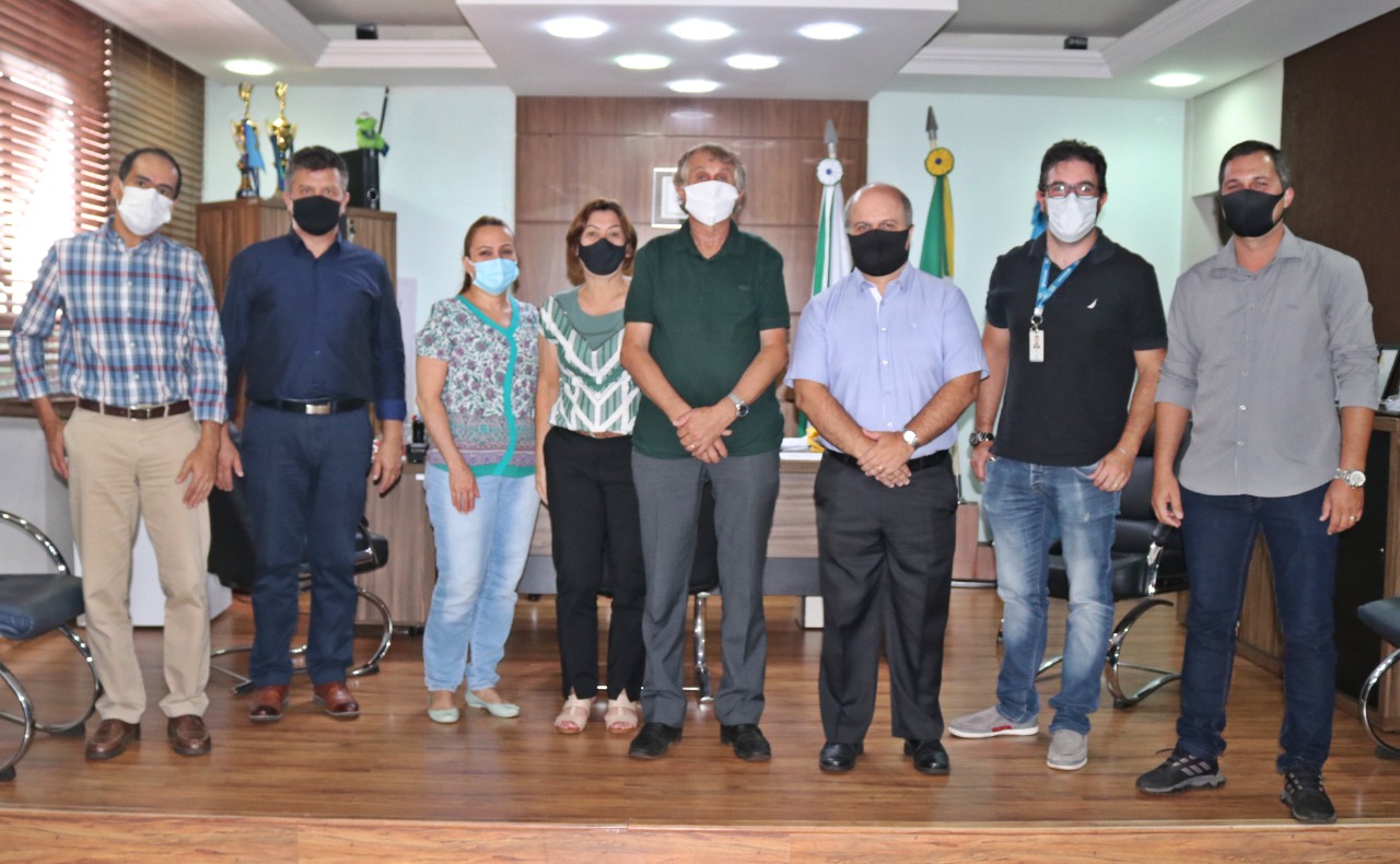 Reunião de parceira na Prefeitura de Sarandi com a Unicesumar 