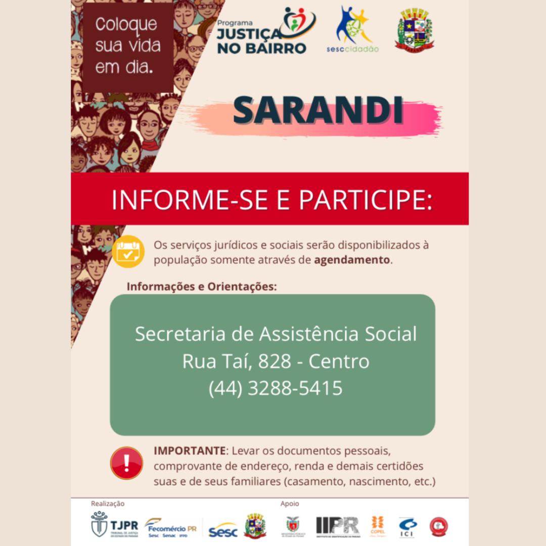 Programa Justiça no Bairro em Sarandi