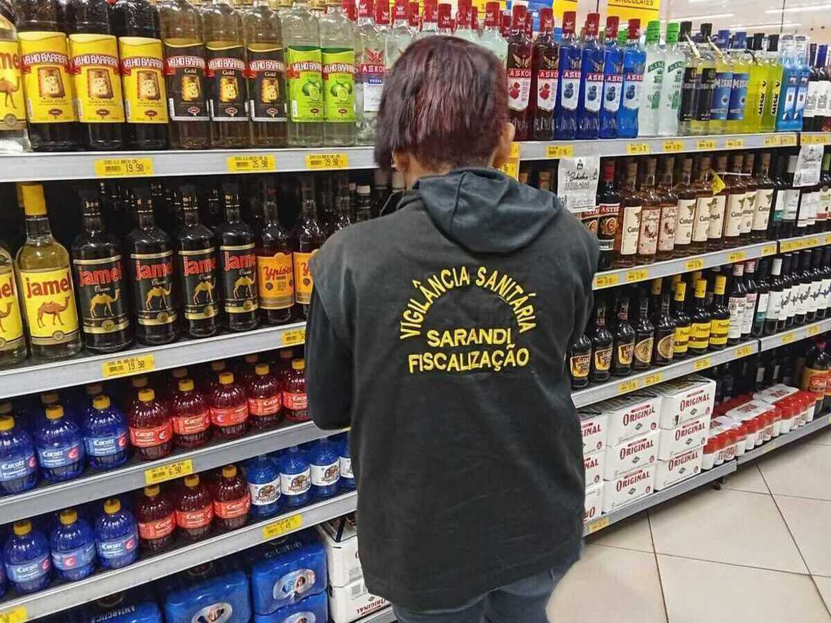 Vigilância Sanitária de Sarandi realiza fiscalização para evitar casos de intoxicação por metanol