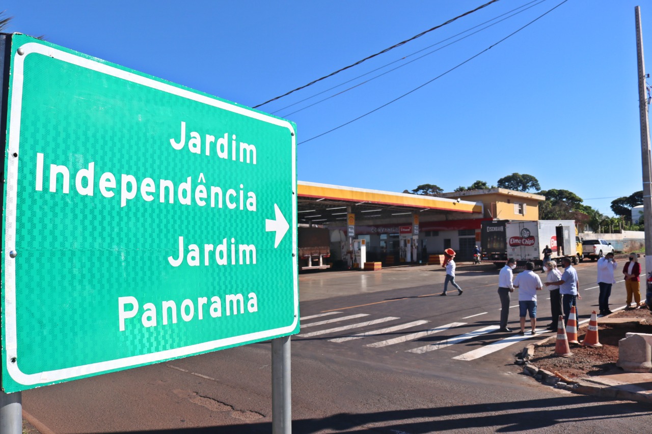 Abertura da nova passagem da avenida Brasil