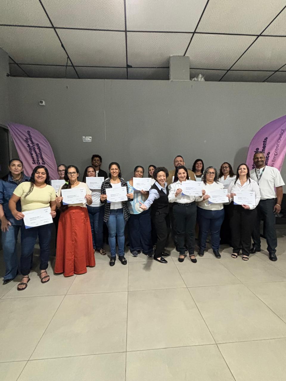 Sarandi realiza formatura de curso gratuito de Cuidador de Idoso em parceria com o Senac