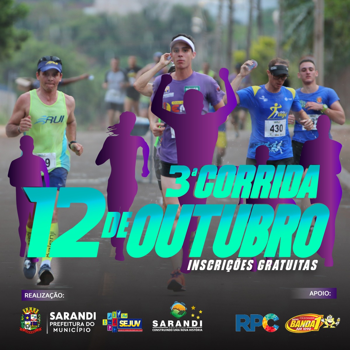 Horário da Corrida 12 de Outubro é alterado