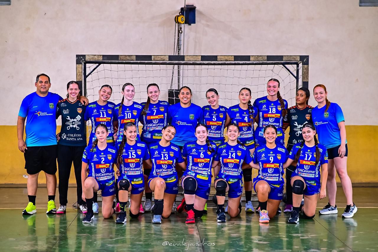 Equipe juvenil feminina de handebol de Sarandi estreia com bons resultados no Paranaense Série Ouro