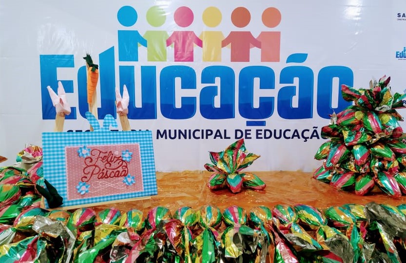 Secretaria de Educação realizará entrega de ovos de páscoa para alunos do Sistema Municipal de Ensino