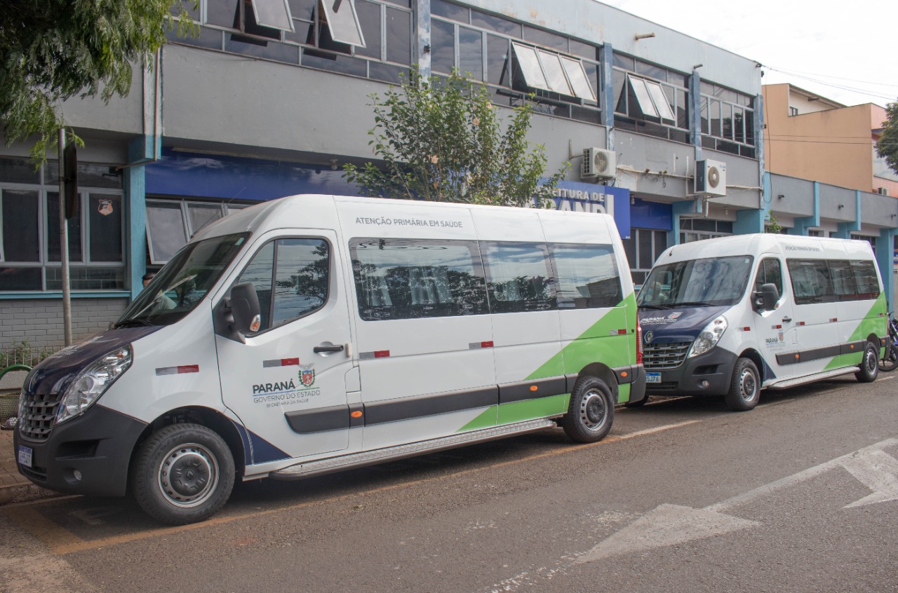 Prefeitura de Sarandi realiza entrega de duas Vans destinadas a Secretaria de Saúde do município