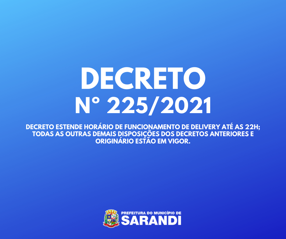 Decreto Nº 225/2021